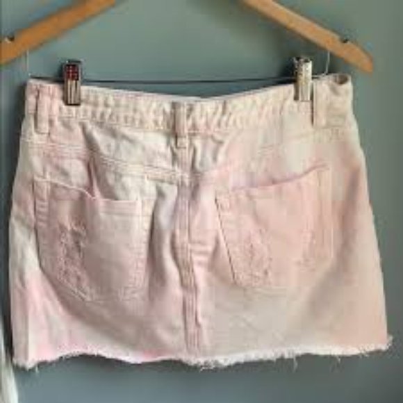 Tie-Dye Denim Mini Skirt - Picture 8 of 8